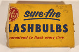 GE General Electric Sure Fire Flashbulbs Opened Box 6 Left