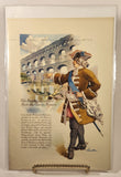 Vintage 1959 Canadian Pacific Empress of England Passenger Ship Louis Joseph The Roman Aqueduct Pont du Guard, Nimes 6 3/4" x 9 5/8" Dinner Menu