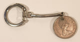 1971 Canada 25 Cents Quarter Keychain Key Ring