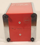 Drink Coca Cola In Bottles Red White Metal Napkin Dispenser