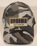 Optima Batteries Grey Camouflage Baseball Cap Hat