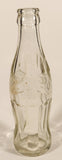 Vintage Coca-Cola Coke Cola White Lettering 6 1/2 Fl. Oz Heavy Clear Glass Bottle