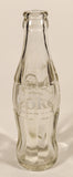 Vintage Coca-Cola Coke Cola White Lettering 6 1/2 Fl. Oz Heavy Clear Glass Bottle