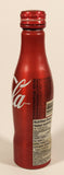 2009 Coca-Cola Coke 250 mL Red Aluminum Metal Bottle FULL