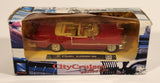 2004 New Ray City Cruiser Collection 1955 Cadillac Eldorado Convertible Red 1/43 Scale Die Cast Toy Car Vehicle New in Box