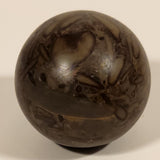 Bamboo Leaf Jasper Carved Polished Stone 2 1/4" Sphere Ball