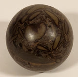 Bamboo Leaf Jasper Carved Polished Stone 2 1/4" Sphere Ball