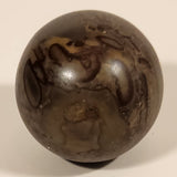 Bamboo Leaf Jasper Carved Polished Stone 2 1/4" Sphere Ball