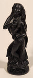 Vintage Coco Joe's Hawaii Hula Girl Dreams 5" Tall Carved Lava Rock Figurine Sculpture