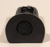 Vintage Coco Joe's Hawaii King Kamehameha I 5 1/2" Tall Carved Lava Rock Figurine Sculpture Curved Base