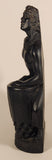 Vintage 1975 A Hip Original F-25 Hawaiian Warrior Drummer 12" Tall Carved Lava Rock Figurine Sculpture