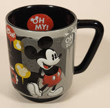 Disney Store Mickey Mouse Gosh! Oh Boy Oh My! Aw Shucks Large Embossed Ceramic Coffee Mug Cup