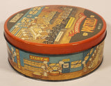 1992 Hershey's Milk Chocolate Covered Pretzels 7 1/4" Tin Metal Container