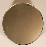 Scottish Red and Green Tartan Kilt Pattern Round 6 1/2" Tin Metal Container Christmas Gift Box