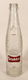 Rare Vintage Stubby Quality 9 1/4" Tall Embossed Glass Soda Pop Beverage Bottle