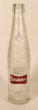 Rare Vintage Stubby Quality 9 1/4" Tall Embossed Glass Soda Pop Beverage Bottle