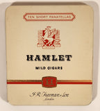 Vintage J. R. Freeman & Son London Hamlet Mild Cigars Ten Short Panatellas Tin Metal Cigarette Case Holder