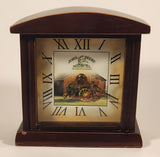 John Deere Moline, Illinois 5 1/4" Arched Wooden Mantel Clock