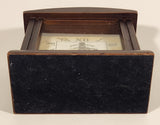 John Deere Moline, Illinois 5 1/4" Arched Wooden Mantel Clock