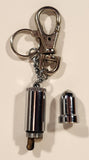 Metal Bullet Cigarette Lighter Clip On Keychain