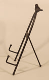 Bird Figural 10 1/2" Tall Cast Iron Display Stand