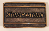 1983 BST Bridgestone Tires 2 1/8" x 3 3/8" Metal Belt Buckle