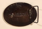 F.A.C.T.S. Oil Tools Ltd. Leduc Alberta Oval 3" x 4 Metal Belt Buckle