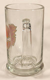 Libbey NHL Calgary Flames Ice Hockey Team Logo 5 1/2" Tall Glass Beer Mug Cup