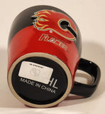 NHL Calgary Flames Ice Hockey Team Logo 3 7/8" Embossed Ceramic Coffee Mug Cup