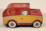NHL Calgary Flames Ice Hockey Team Delivery Van Car Shaped Tin Metal Coin Bank