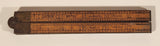 Vintage Lufkin No. 781 Warranted Box 24" Wood Folding Ruler Measure