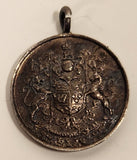 Antique 1939 to 1945 World War II Canadian Volunteer Service Medal 3/4" Silver Pendant