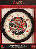 Ergo Industries Nascar Coca Cola Dale Earnhardt Jr. &amp; Sr. Signature Series 8 1/2" Wall Clock New in Box