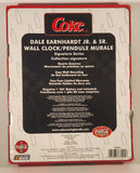 Ergo Industries Nascar Coca Cola Dale Earnhardt Jr. &amp; Sr. Signature Series 8 1/2" Wall Clock New in Box