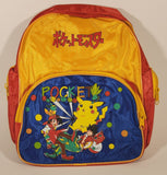 1990s Pokemon Pocket Monsters Ash, Brock, Pikachu, Oddish, Eevee, Jigglypuff, Electrode Backpack New in Bag