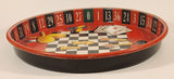 Vintage Casino Gambling Tabletop Games 13" Metal Beverage Serving Tray