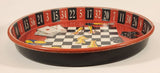 Vintage Casino Gambling Tabletop Games 13" Metal Beverage Serving Tray