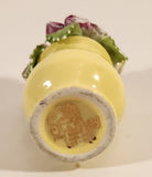 Vintage Stanley Bone China England Miniature Yellow Vase Porcelain Floral Flower Bouquet