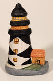 Peggy's Cove, Nova Scotia Lighthouse 4 3/8" Brown Clay Pottery Ornament