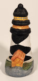 Peggy's Cove, Nova Scotia Lighthouse 4 3/8" Brown Clay Pottery Ornament