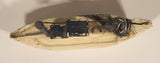 Fishing Trawler Sail Boat White 8" Wooden Boat Model