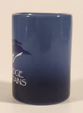 Virginia Blue Ridge Mountains Buck Deer Two Tone Blue 2 1/2" Ceramic Shot Glass