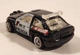 2000 Hot Wheels World Racers 2 Ford Escort Rally #1 Police Cops Policia Black with White Doors Die Cast Toy Car Vehicle