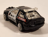 2000 Hot Wheels World Racers 2 Ford Escort Rally #1 Police Cops Policia Black with White Doors Die Cast Toy Car Vehicle