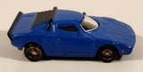 Suntory Coffee Boss Lancia Stratos Blue Miniature Plastic Toy Car Vehicle