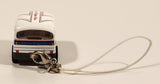 Kokusai Kogyo Bus Miniature Pull Back Toy Car Vehicle with Clip Hanger