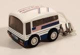 Kokusai Kogyo Bus Miniature Pull Back Toy Car Vehicle with Clip Hanger
