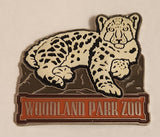 Woodland Park Zoo Snow Leopard 3D Enamel Metal Fridge Magnet