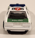 Rare Corgi BMW 850i Polizei 878 White and Green Die Cast Toy Car Vehicle with Opening Doors