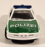 Rare Corgi BMW 850i Polizei 878 White and Green Die Cast Toy Car Vehicle with Opening Doors